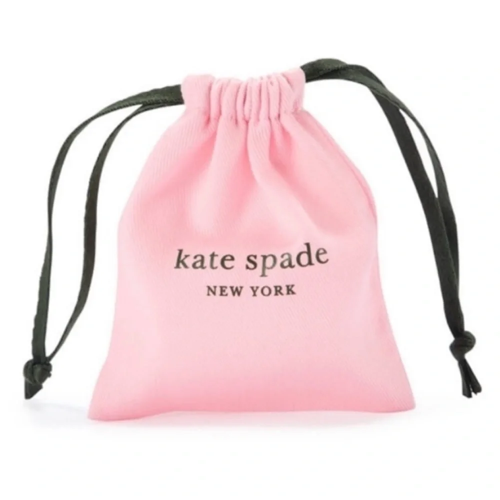 KATE SPADE • Silver Shine On Gray Pearl Drop Earrings - Picture 3 of 5